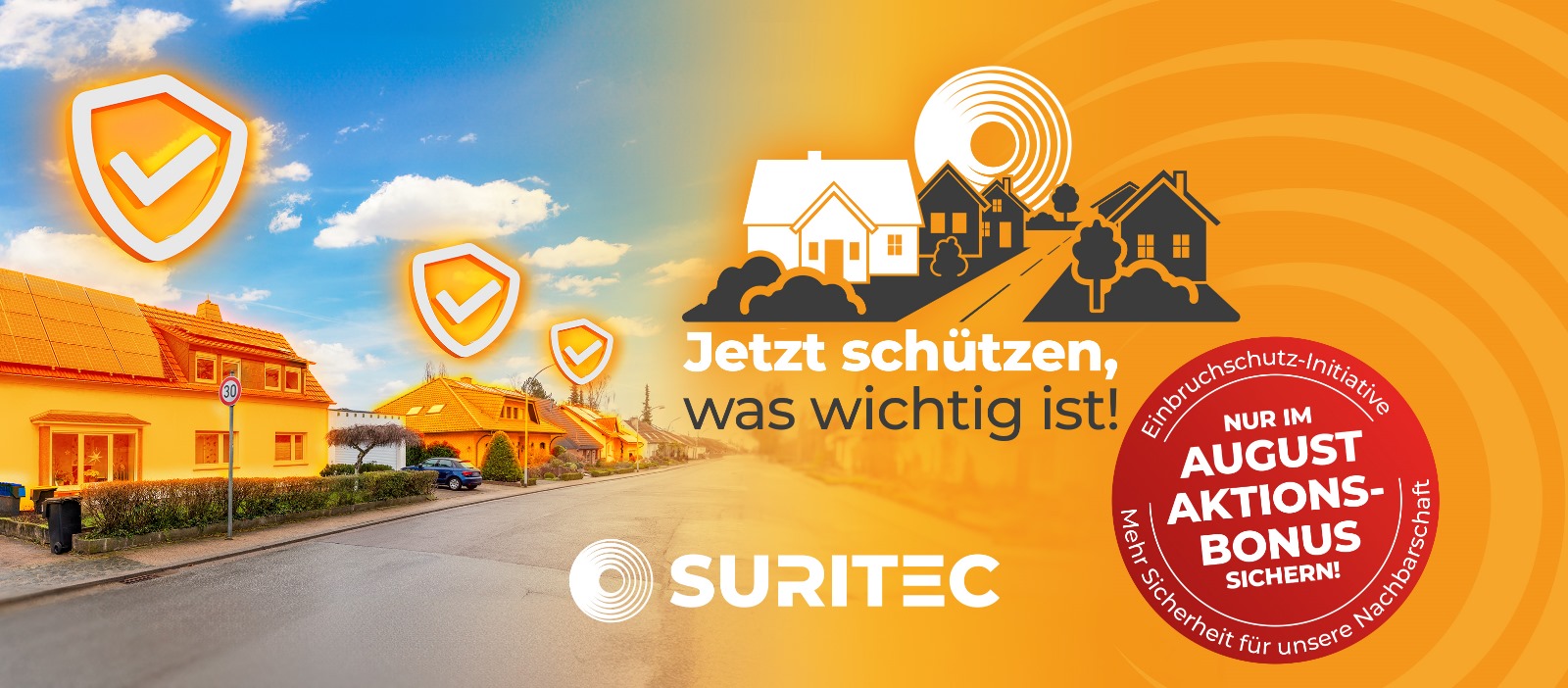 Aktion Sichere Straße von Beck Secure – Nachbarschaftsschutz vor Einbruch von Suritec