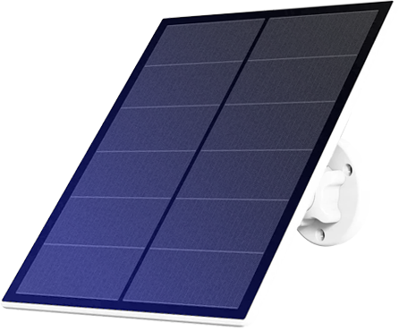 Solarpanel für kabellose Überwachungskamera wetterfest und energieautark