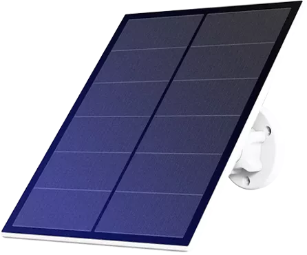 Solarpanel für kabellose Überwachungskamera wetterfest und energieautark