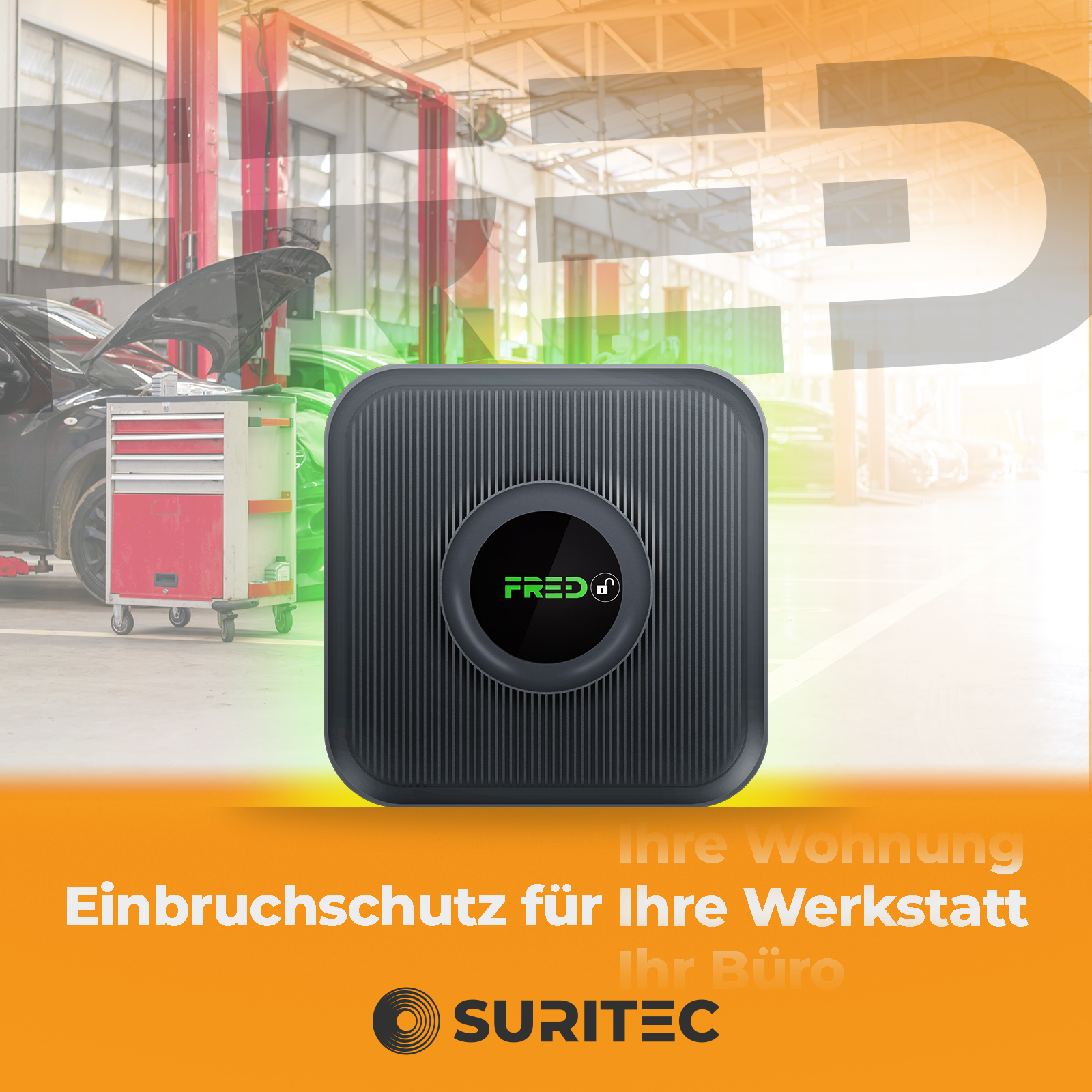 Werkstatt, Beck Secure, Hennef, Alarmanlage, Suritec, Fred