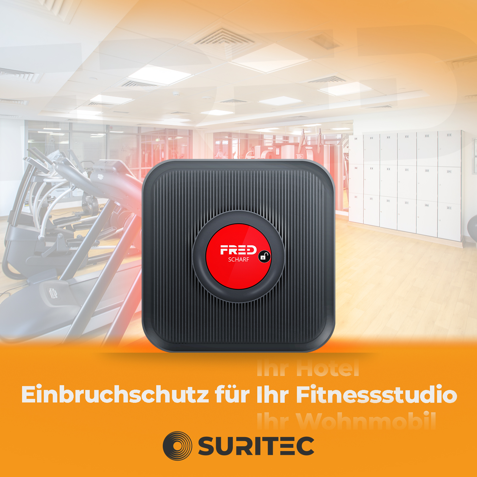 Fitnessstudio, Beck Secure, Hennef, Alarmanlage, Suritec, Fred